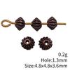 Small Hole Vintage Alloy Gear Spacer Beads Metal Loose Beads DIY Bracelet Necklace Jewelry Making Findings Accessories