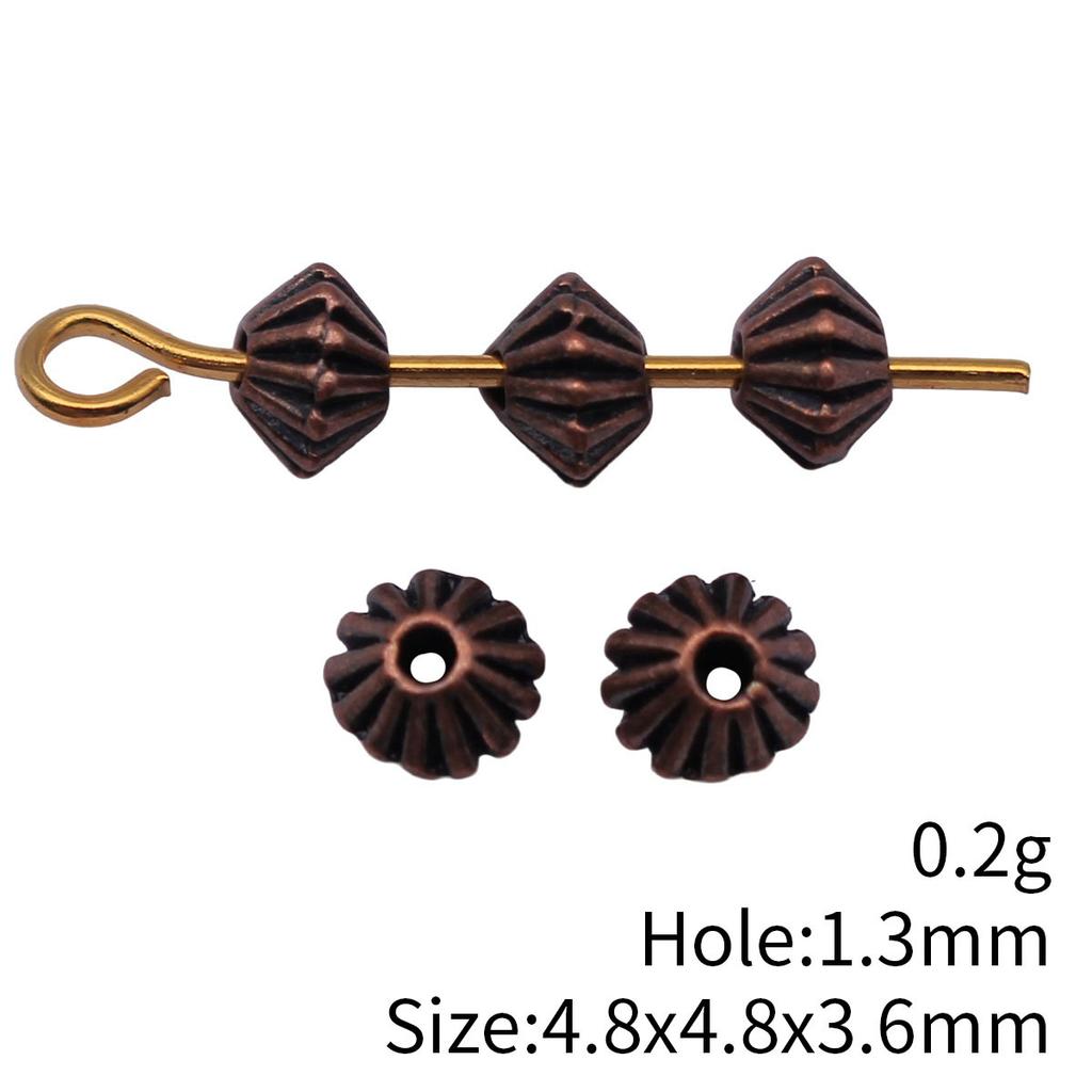 Small Hole Vintage Alloy Gear Spacer Beads Metal Loose Beads DIY Bracelet Necklace Jewelry Making Findings Accessories