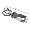 1Pcs Durable Multi-functional Key Chain Bottle Opener Carabiner Keyholders Metal Key Ring for Men Women
