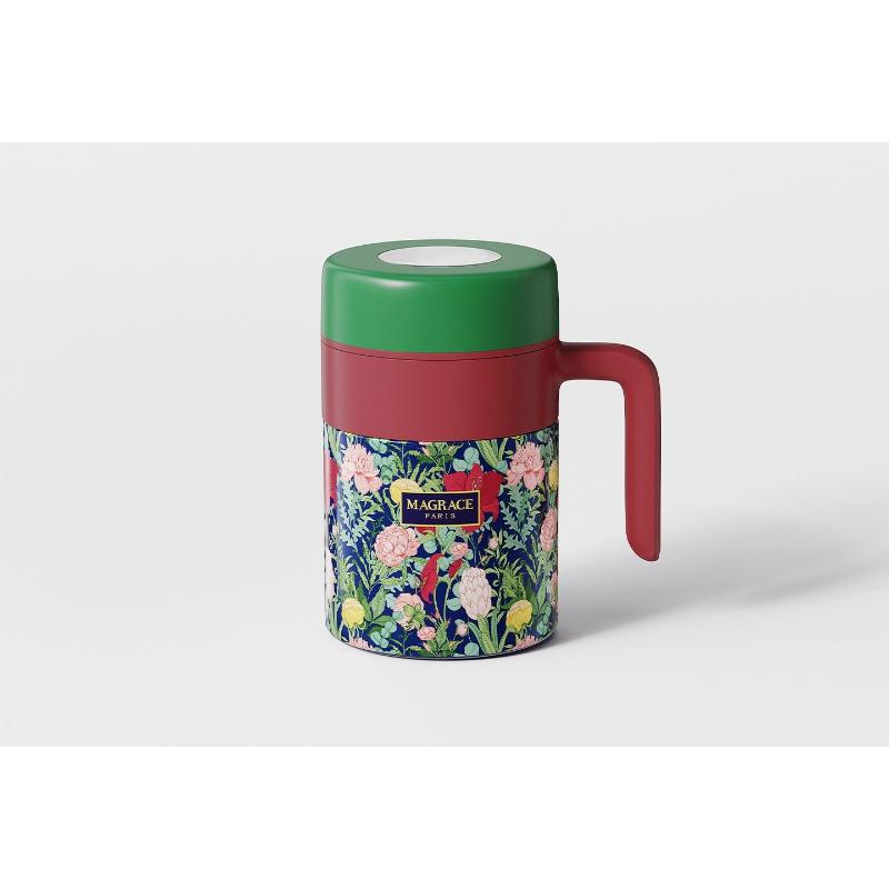 

BEPAN 1PC Thermal Insulation Mug with Handle Office Water Cup Making Tea Tea Separation Large Capacity Men s Water Cup 401-500ml