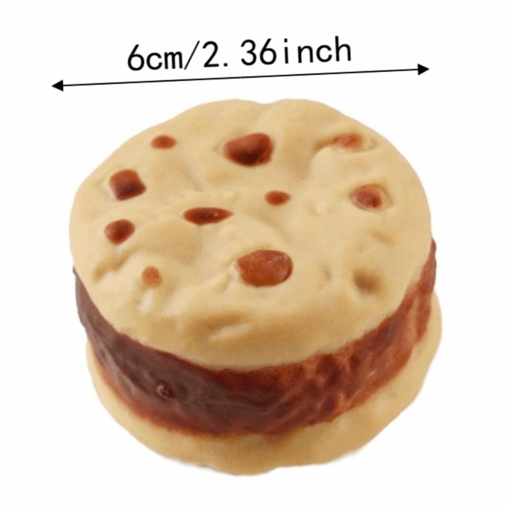 Building Blocks Crackling Cookie Squishy Toy Sound Effects Handmade Ball Office Desk Toy