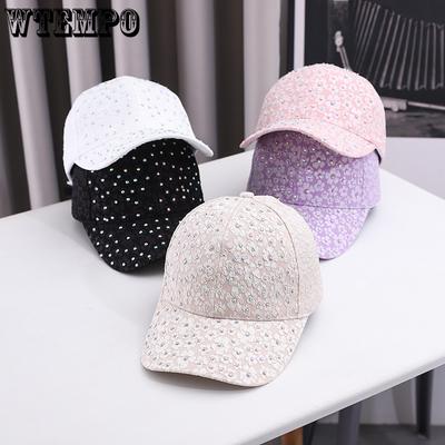 Spring and Summer Printed Baseball Cap, Duck Tongue Hat Outdoor Sun Protection Hat