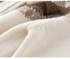 Fair Isle Jacquard Cashmere Cardigan: Women's Semi-High Neck Layer, Autumn/Winter 2026 Style, Gentle and Thick.