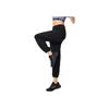 Li Ning Fitness Series Solid Color Casual Loose Breathable Knitted Sports Pants Women bottoms Black AKLU134-4