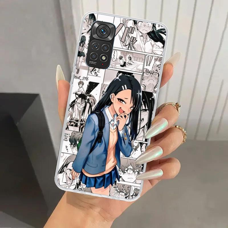 Nagatoro San Anime Aesthetic Phone Case for Xiaomi Redmi Note 14 13 12S 12 11S 11 Pro Plus 11T 11E 10S 9 9S Soft Funda Print She