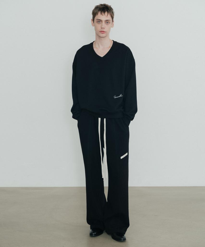SSIN AND LEE Tailor Cotton Sweatpants Black