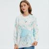 DIMANAF 2025 Women Colorful Sweaters Knitting Basic Fashion O-Neck Style Loose Pullover Sweater