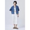 Short Sleeve Blouse Paisley Denim Babl77631
