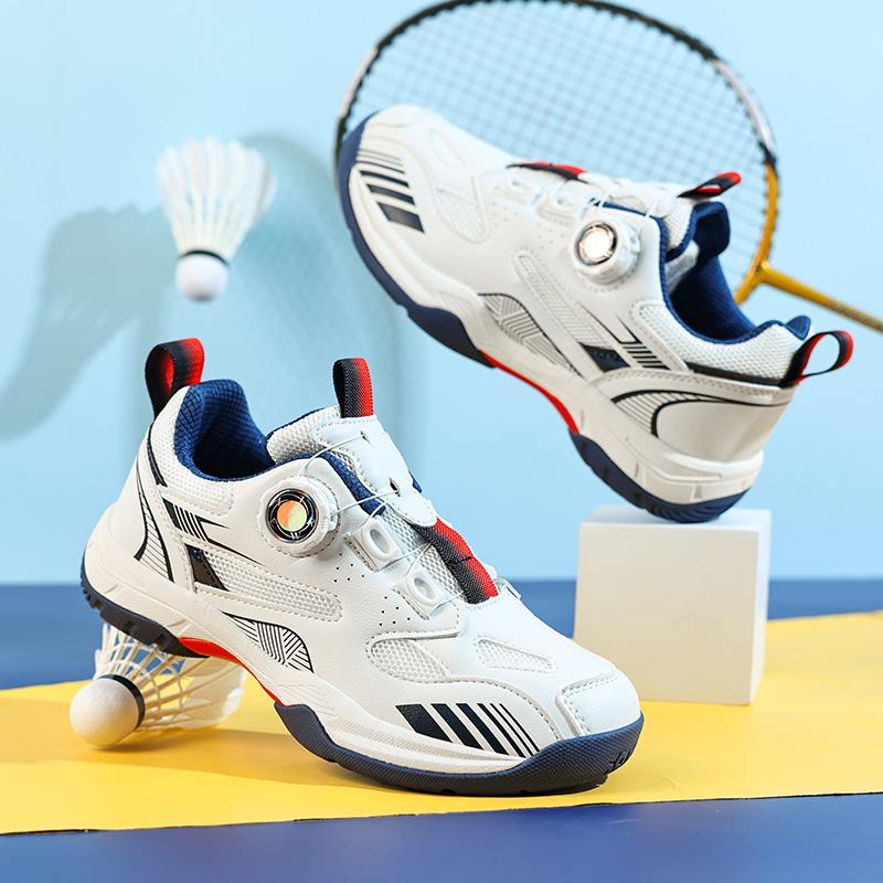 TUINANLE Leichte Kindersportschuhe, atmungsaktive Jungen und Mädchen, professionelle Badmintonschuhe, Fitnessstudio, Volleyball, Tennis, Fitness-Turnschuhe