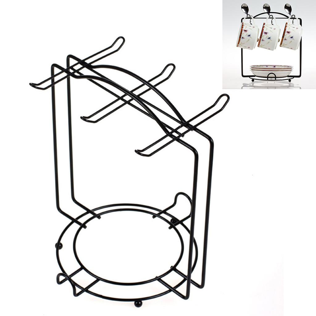 Coffee Mug Tree Stand 1 * Cup Holder Dining Table Iron Kitchen Stainless Steel