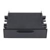 1DIN Car Radio Storage Box Multi Application ABS Black Inner Organizer Replacement for Mitsubishi