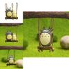 My Neighbor Totoro Swing Cat Scene Mini Model Ornament For Gift Giving And Home Decor