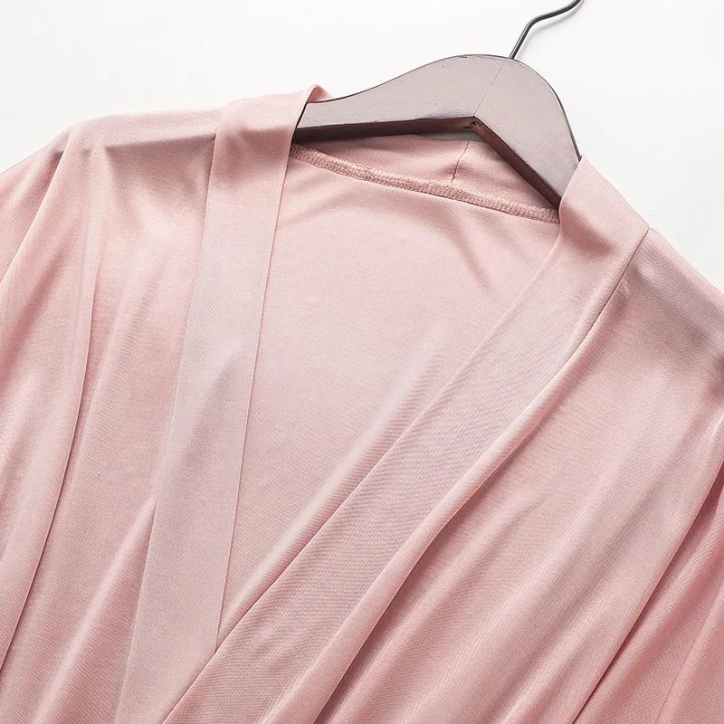 Damen-Nachthemd aus Maulbeerseide für alle Jahreszeiten, bequem, lang, V-Ausschnitt, Schnürung, Pelz, sexy Seidenpyjama für die Dame