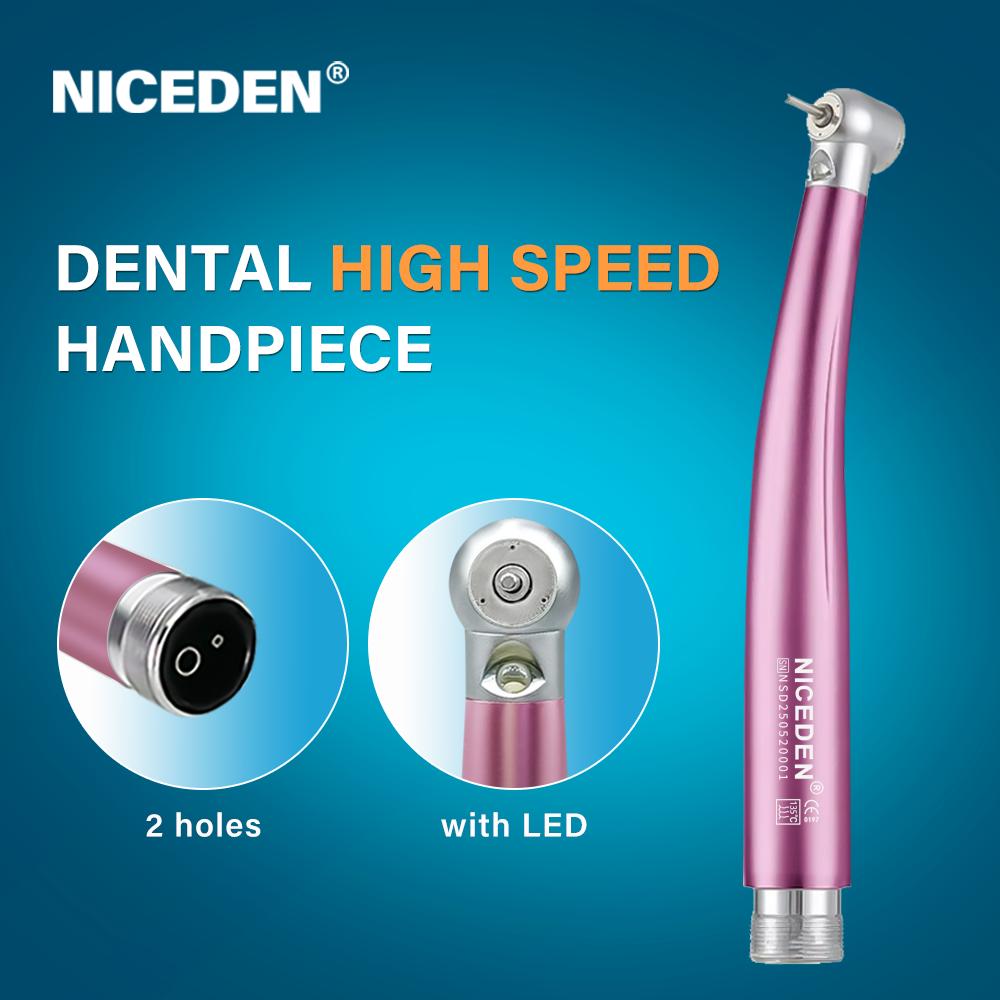 Colorful Dental High Speed Handpiece Dental Equipment Air Tubine Max Style Push Button Type or Key Type Contra Angle