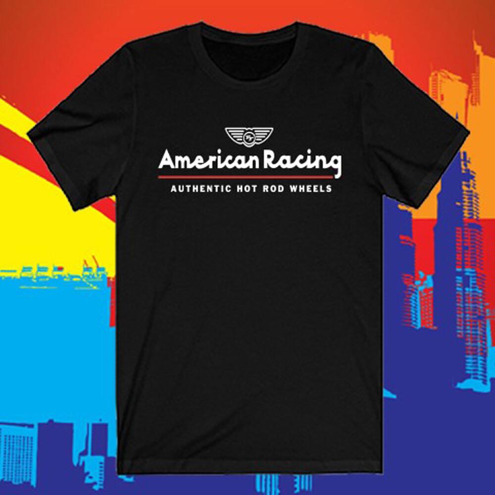 American Racing Classic Logo Black T-Shirt XXXXL