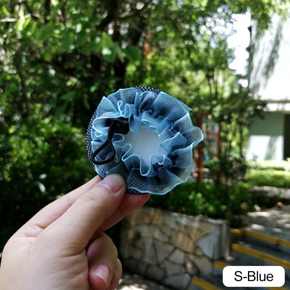 Dot Girl Damen Duttbezug Haarnetz Latein Ballett Tanz Eiskunstlauf Häkel-Snoods Haarschmuck