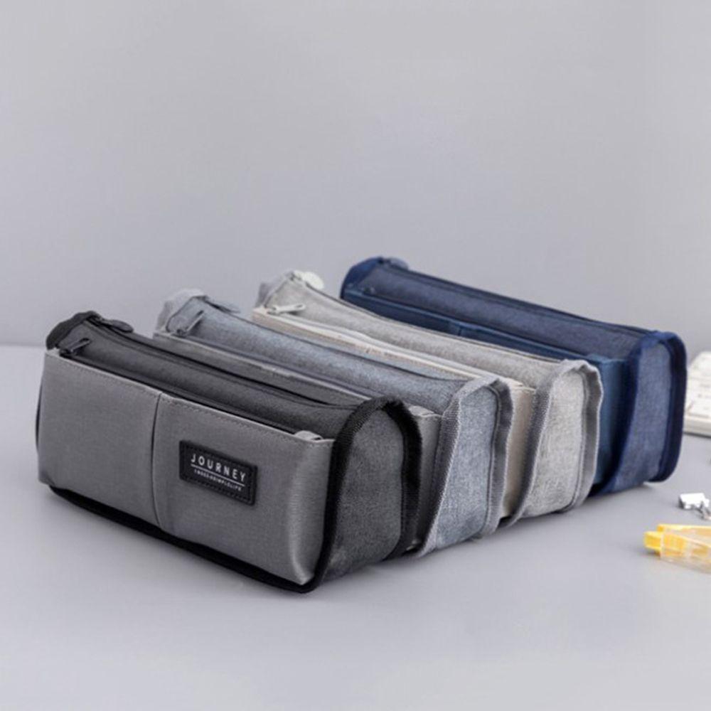 

Большая вместительная сумка для хранения ручек, сумка для ручек, пенал, студенческая канцелярская сумка, холщовые пеналы