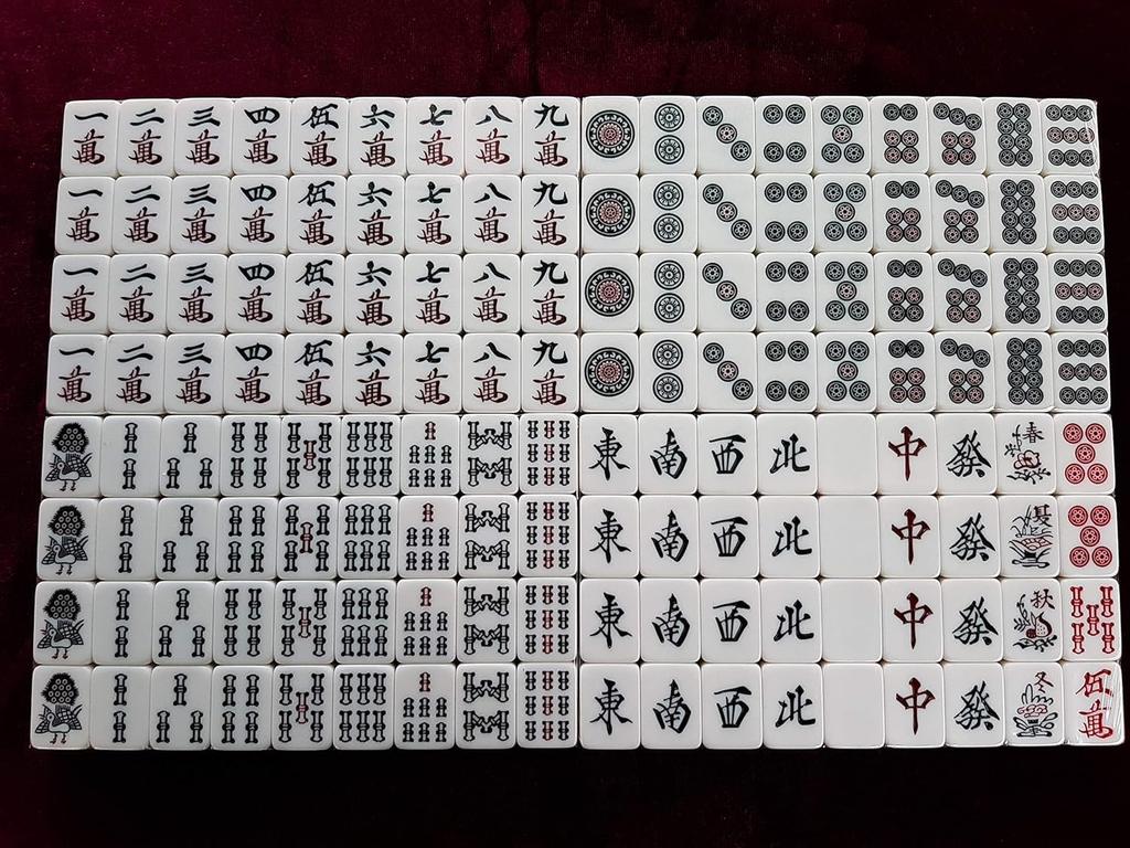 Assembly service Wood carving PSE Fully automatic mahjong Comes with 4 convenient USB Includes dining 2 side red and tile cleaning [34mm tiles]