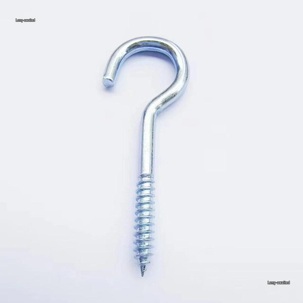 Galvanized Self-Tapping Metal Hook: Question Mark, Sheep Horn, Screw Ring Eyelet