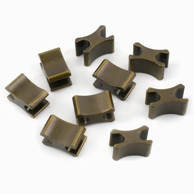 50/100 st Meetee 3# 5# Metallblixtlås U-stoppare Reparationssats Blixtlås Svansklämma Halkfria Ändlås DIY Skräddare Verktyg Sytillbehör