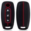 3 Buttons Remote Car Shell For Nissan X-Trail T33 Qashqai J12 Teana Altima Ariya   Silicone Key Case Cover Holder