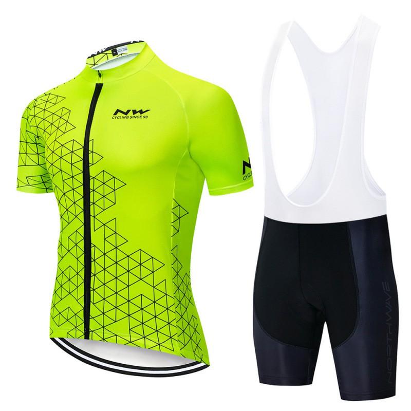Men Women Cycling Jersey Set Short Sleeve Breathable Quick Dry Bike Sportswear Riding Apparel