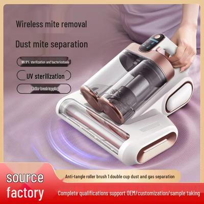 Ultrasonic Vacuum with Dual Dust Cups and UV Sterilization for Mite Removal
