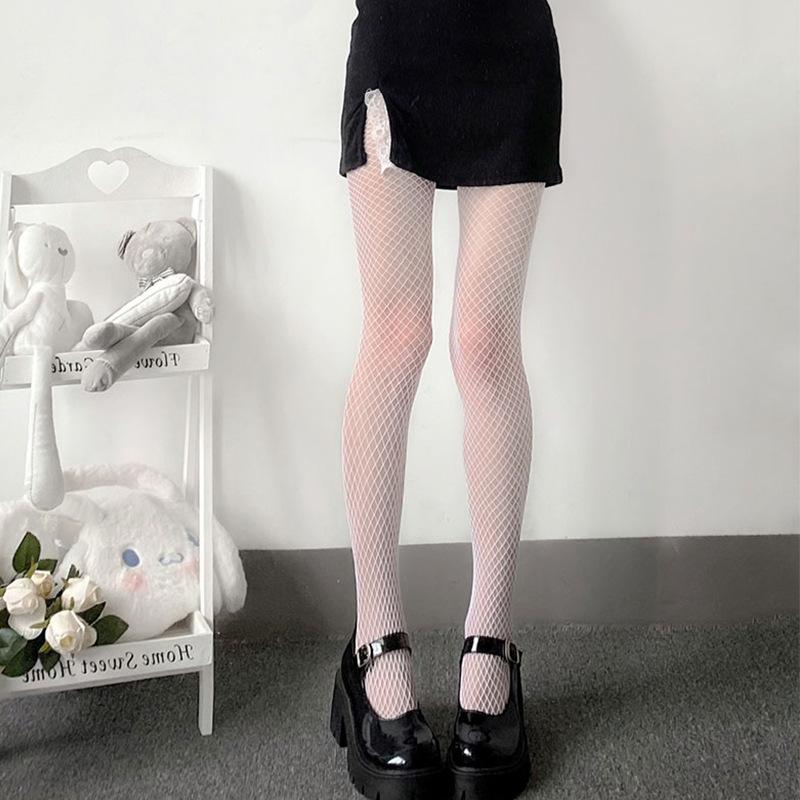 Sexy Women High waist fishnet stocking club tights panty knitting net pantyhose mesh lingerie Anime Lolita Cosplay Costumes