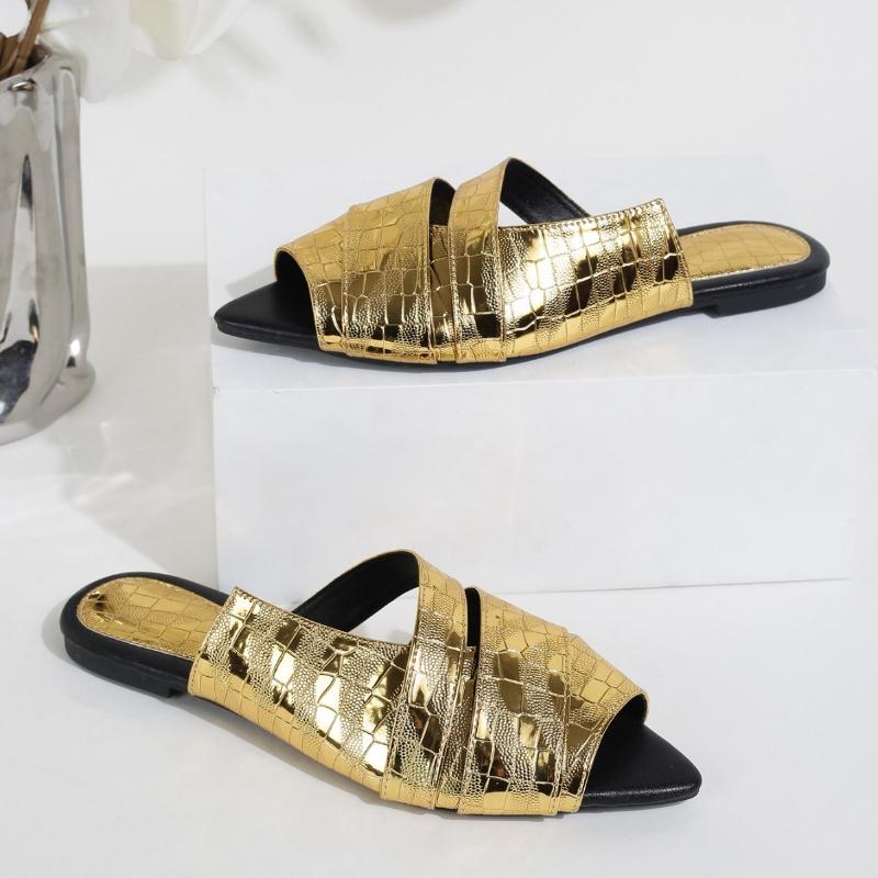 Mode Weichsohlige Vielseitige Schuhe Sommer Neu Spitz Bequem Flache Schuhe Mode Outdoor Lässige Sandalen Leichte Damen Hausschuhe