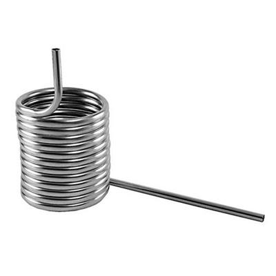 Kühlschlange - ICH-ZAPFE.DE - Linksgewickeltes Modell - Edelstahl - D14 cm - 20,5 cm Höhe
