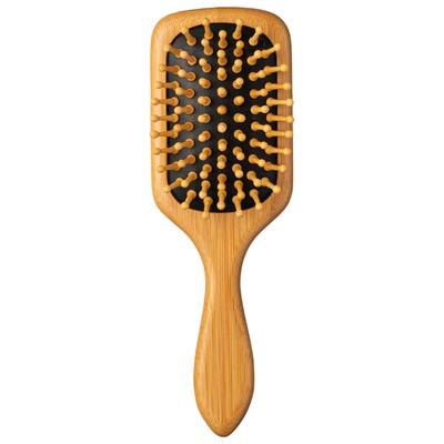 CRAFT ORGANIC Bamboo Paddle Bamboo Hairbrush for Scalp and Lifting Massage Brush, Anti-Static Brushing, Blow-Drying, Massage,