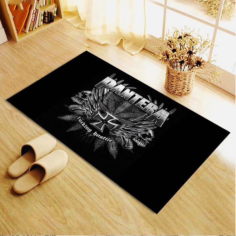Pantera Band Carpet Rug for Living Room Bedroom Home Sofa Decoration,Kids Play Non-slip Floor Mat
