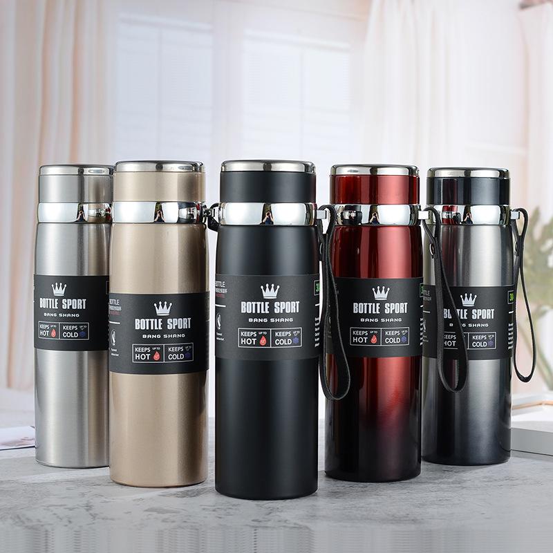 316 stainless steel cup portable large-capacity water cup high-value girls cup tea separation tea thermos cup