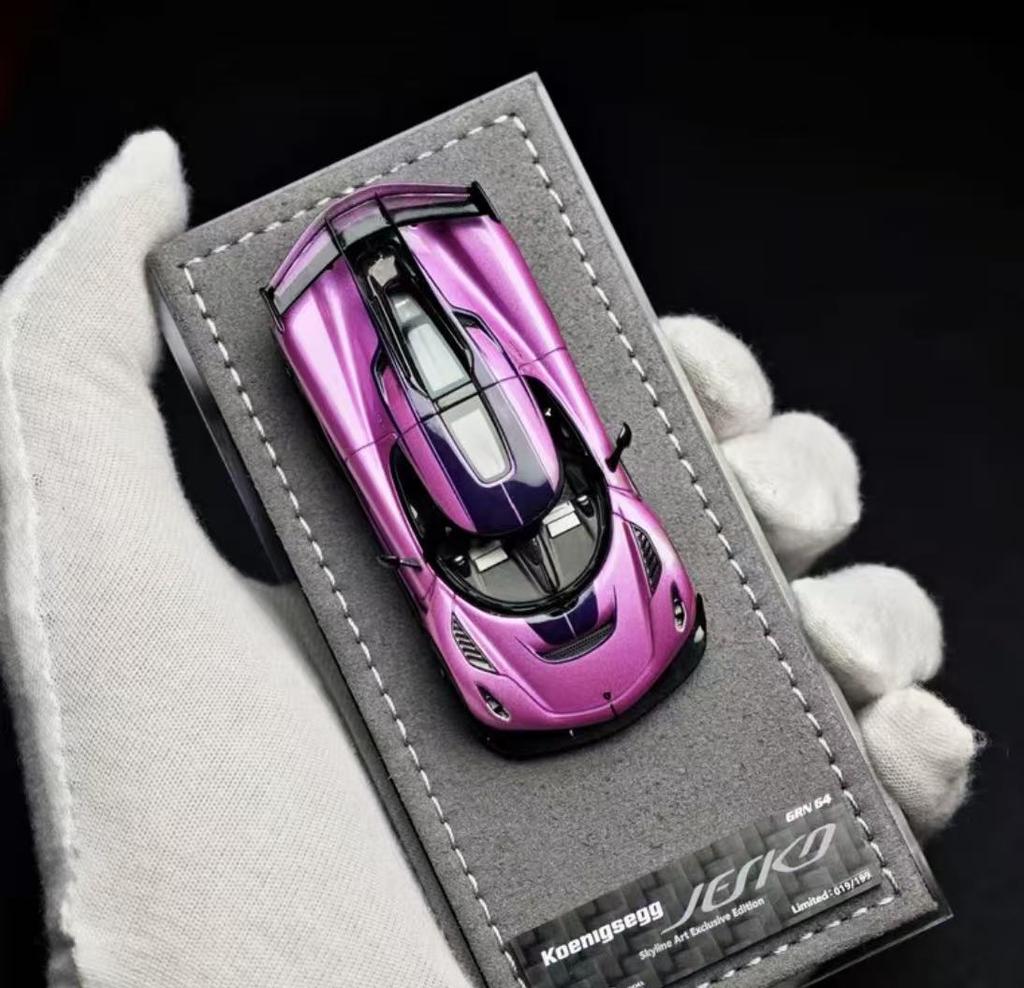 1:64,Attack Limited Edition Collection-A Ready-to-Ship Set of Resin Static Miniature Realistic Car Collectible Models As Gifts.