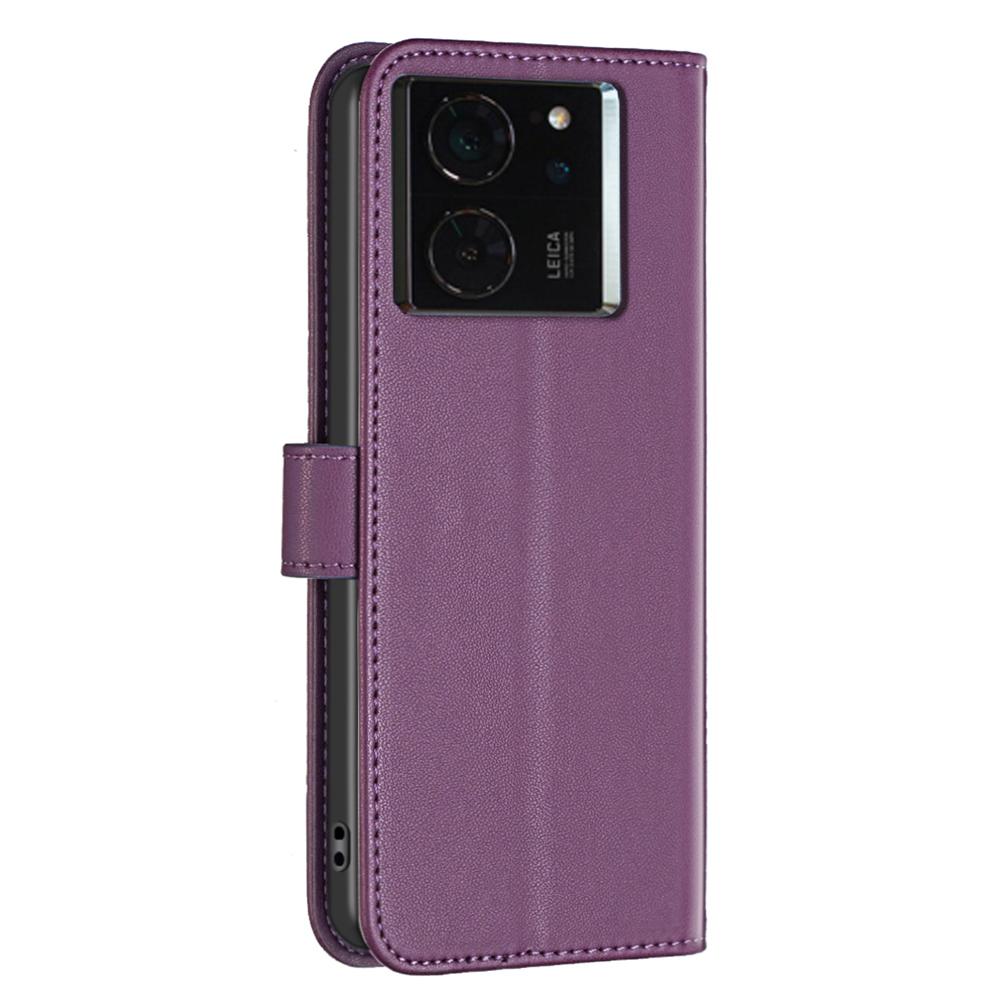 BINFEN COLOR BF17 For Xiaomi 14T Pro Case Wallet Folio Flip Leather Cover