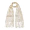 Sunscreen Lace Tassels Silk Scarf Bib Neck Cover Golden Silvery Shiny Scarves Thin Fashion Neck Warmer For Spring Summer Autumn