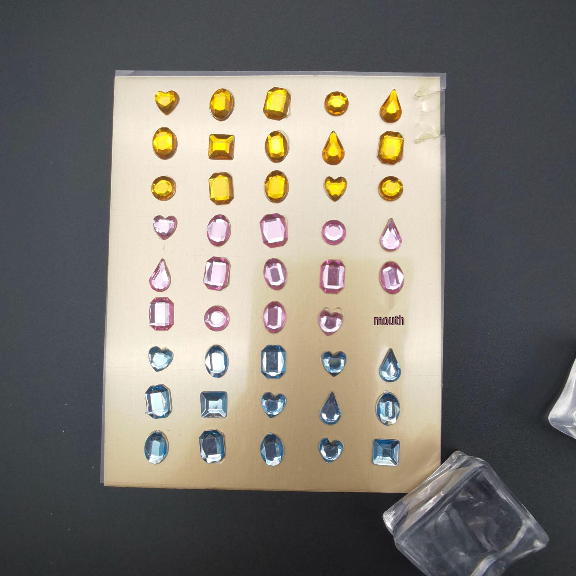 

Rhinestone Masquerade Face Stickers for EDM & Carnival