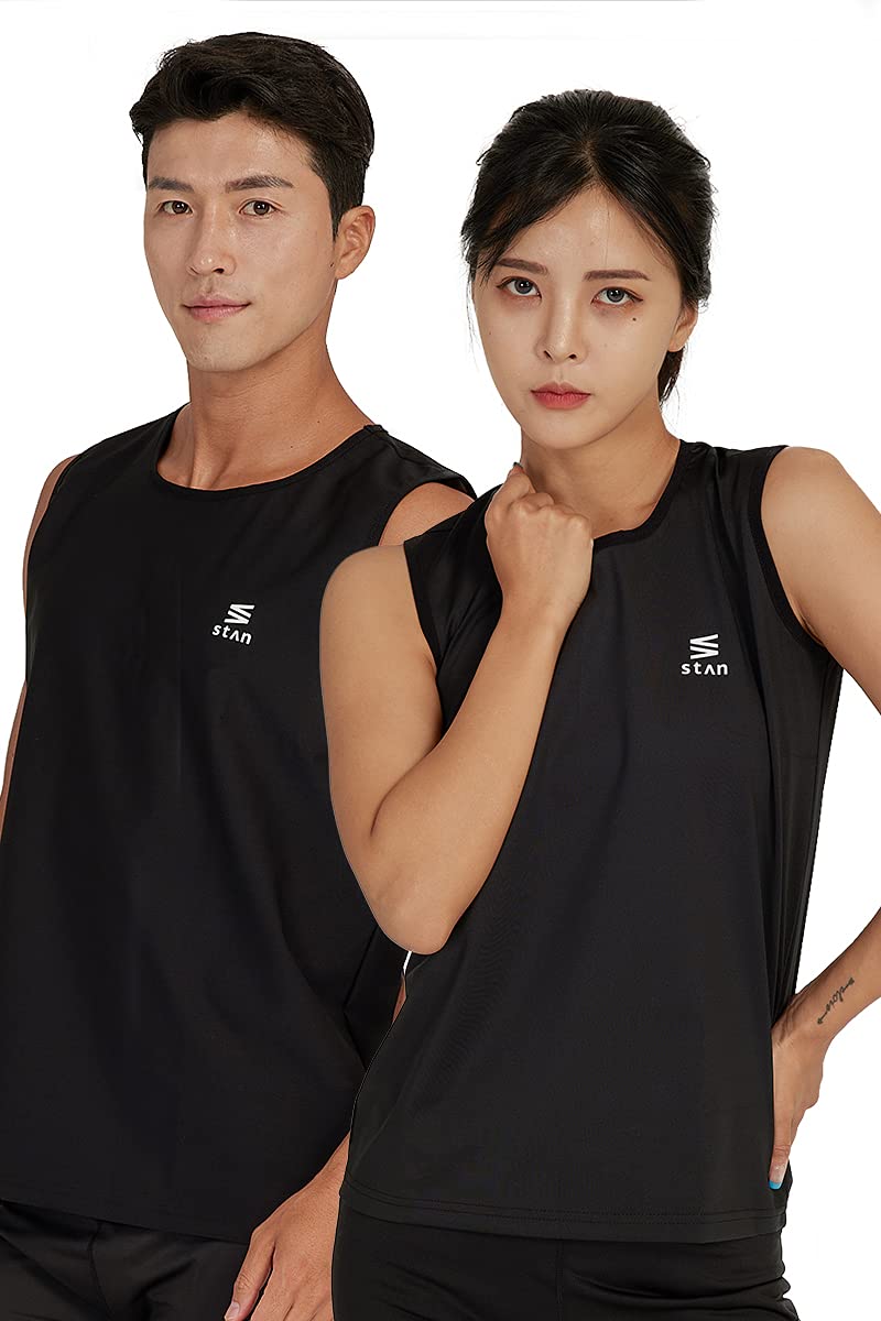 

Внутренний жилет StAn для сауны для мужчин и 1 для похудения живота и верхней части тела для похудения для женщин, Нет. Потеря веса, Похудение, (Маленький, Мужской) чёрный