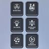Eight Wheeled RC AI Robot Silver Remote Control Toy Dog Remote Control Robot  Children's Gift