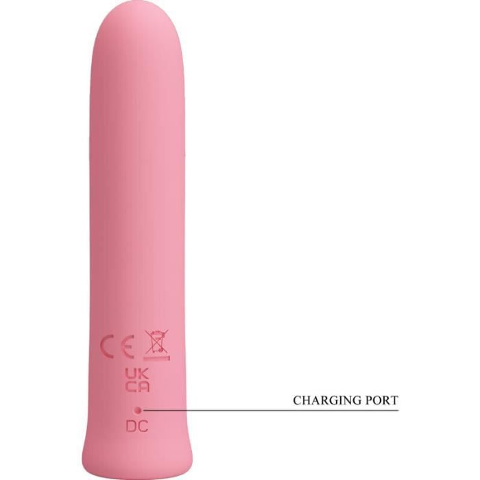 Vibromasseur - PRETTY LOVE - Curtis Mini - 12 Vibration - Silicone - Rose