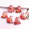 2025 Star Keychain & DIY Hair Accessories - Cartoon Dragon Baby Drip Oil Hair Ties & Resin Charms