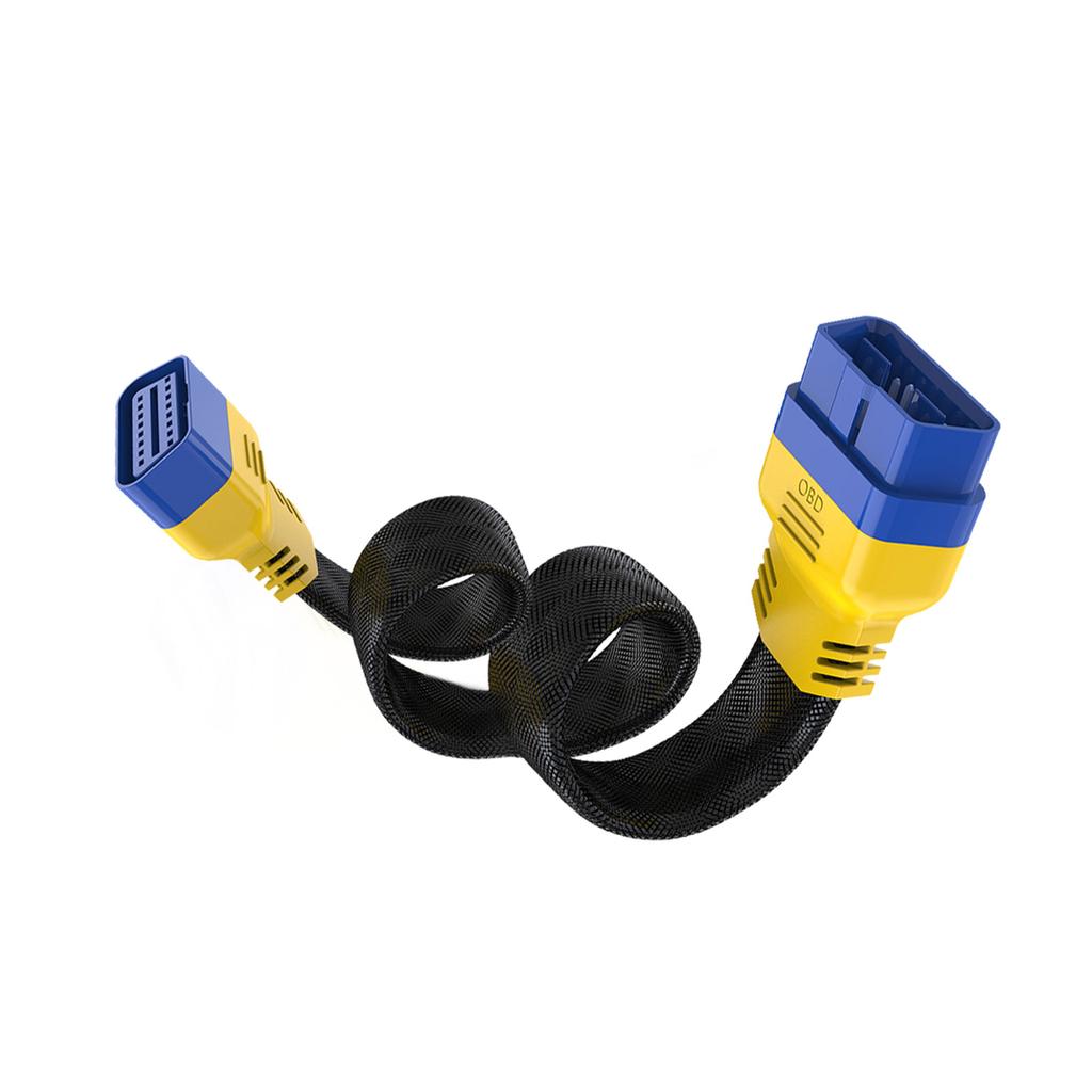 AUTOOL Car OBD2 II 30cm 16pin Enhanced Flexible Extension Male To Female Cable For Launch Easydiag/THINKDIAG/THINKDRIVER/ELM327