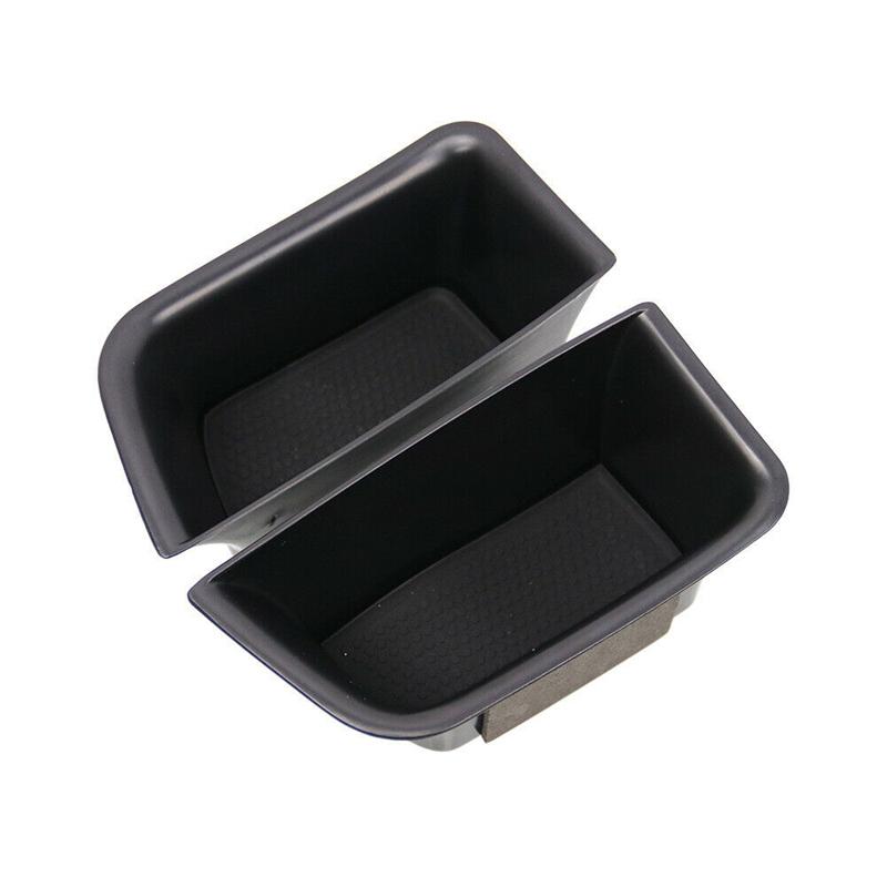 4Pcs Car Door Handle Storage Box Cup Holder For Porsche Macan 2015 2016 2017 2018 Auto Interior Organizer Accessories