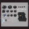12-Piece Brake Bleeder Kit with Quick Connector and Master Cylinder Adapter for Most Vehicles