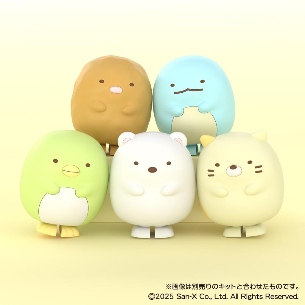 Aoshima Bunka Kyozai Rakupla Sumikko Gurashi Shirokuma Neko Plastic Model Kit Co., Ltd. (AOSHIMA) No. SU-06 & Non-scale