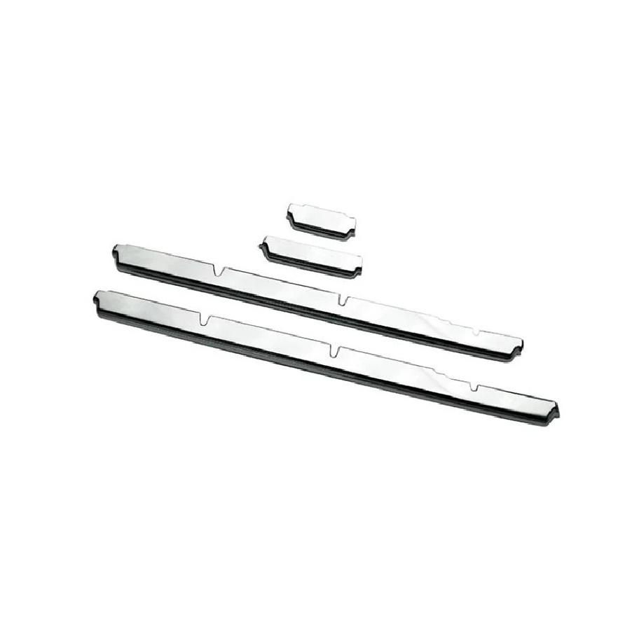For Suzuki Spacia  MK54S MK94S 2024 2025 ABS Chrome Front Grille Accent Cover Lower Mesh Trim Molding Styling Bezel