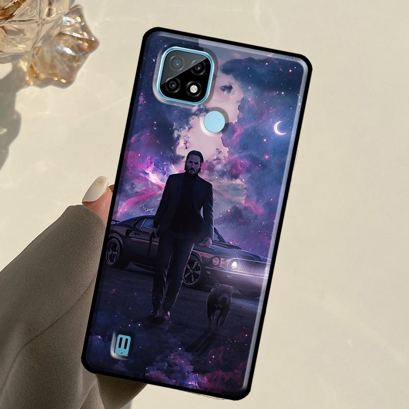 John Wick For Realme C67 C75 C61 C55 C53 C51 C21Y C25S GT 6 6T 5 GT7 Pro 10 11 12 13 14 Pro Plus Case