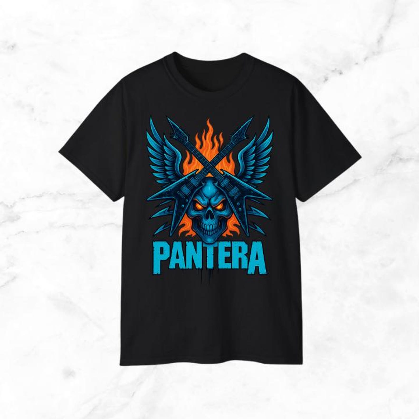 Pantera Wings Adult Cotton Black T-Shirt Unisex S