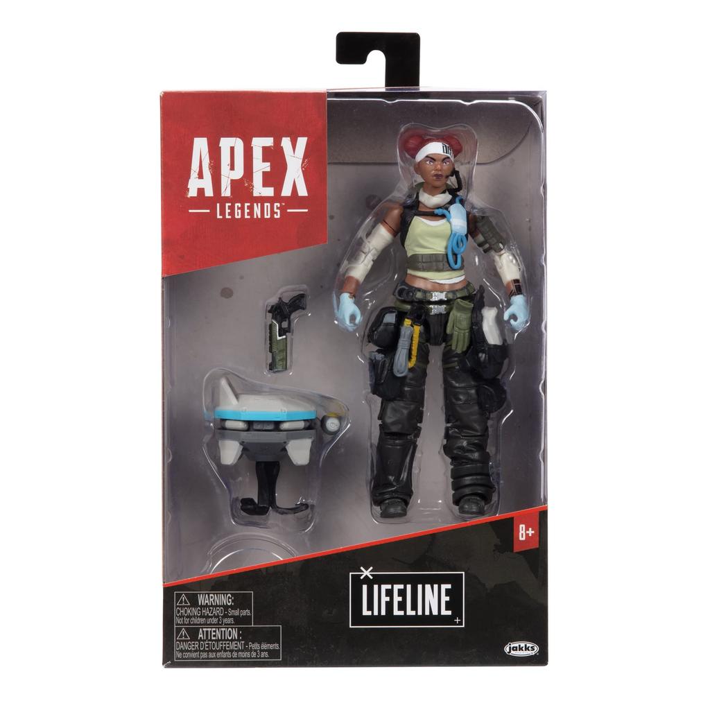 Licensed Apex Legends Figure Lifeline Movable Figure [Officially Product] 6-inch Pre-painted