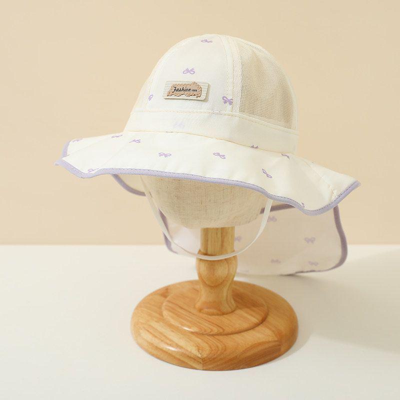 Girls' Breathable Mesh Wide Brim Sun Hat for Summer Outings